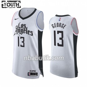 NBA Børn Trøje Los Angeles Clippers Paul George 13 Nike 2019-20 City Edition Swingman